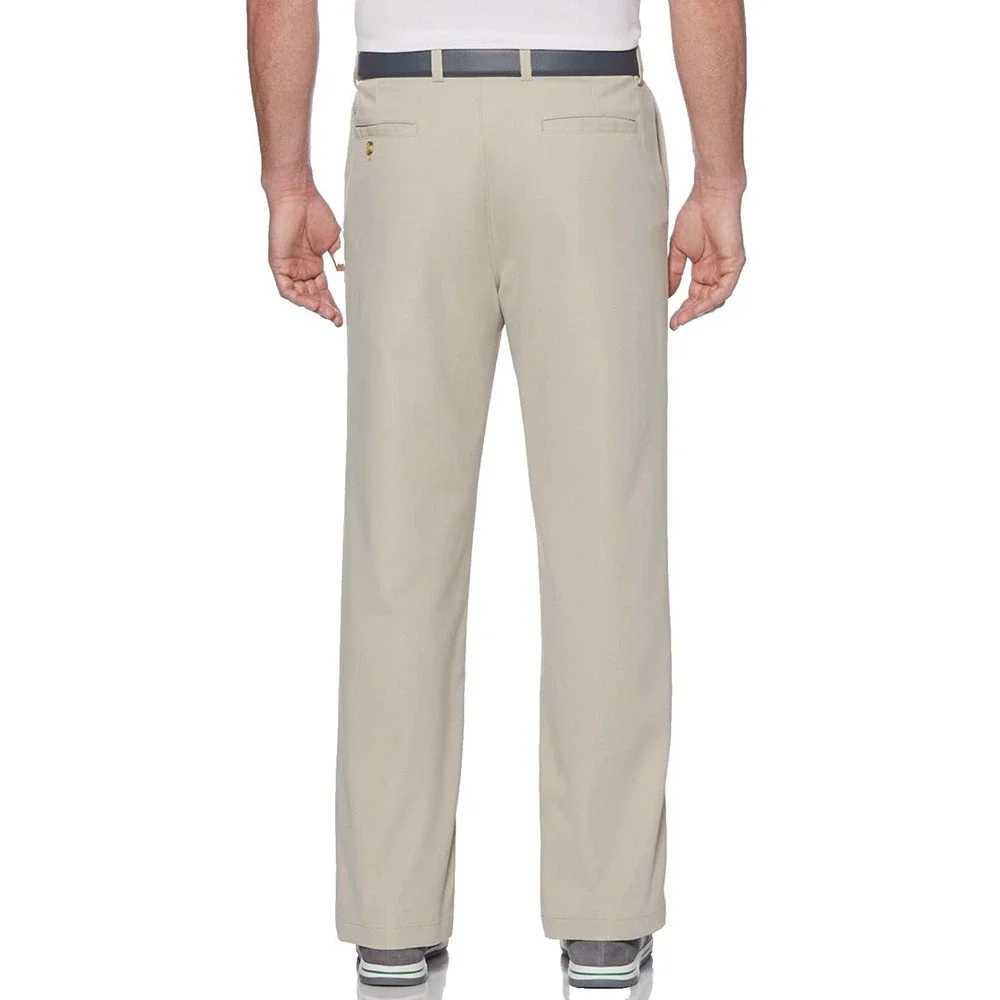 Callaway Golf Pants Mens 40x30 Beige Chino Performance Flat Front Chino Trousers